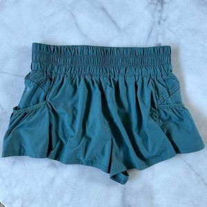 Free People Movement Get Your Flirt On Shorts, Hydro, Women’s Medium, Worn Once